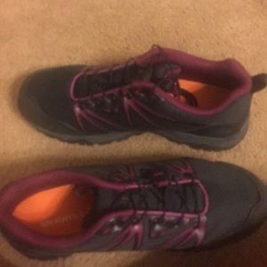 Merrell steel toe work shoes